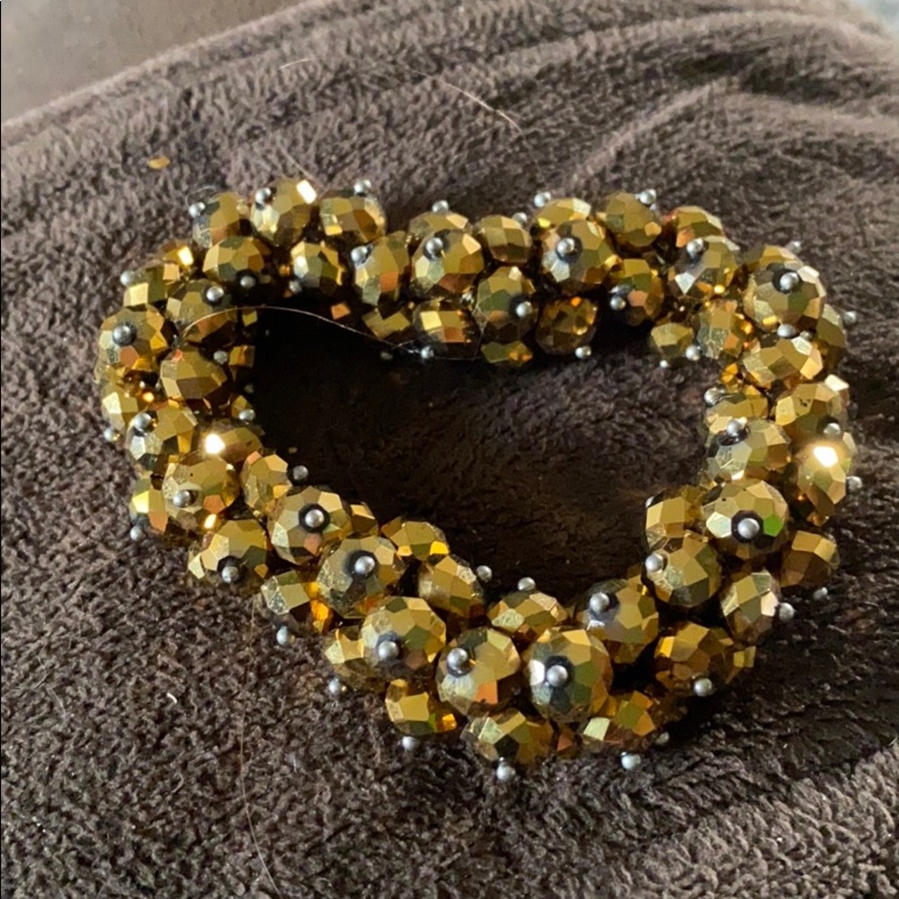 Gold beaded bracelet